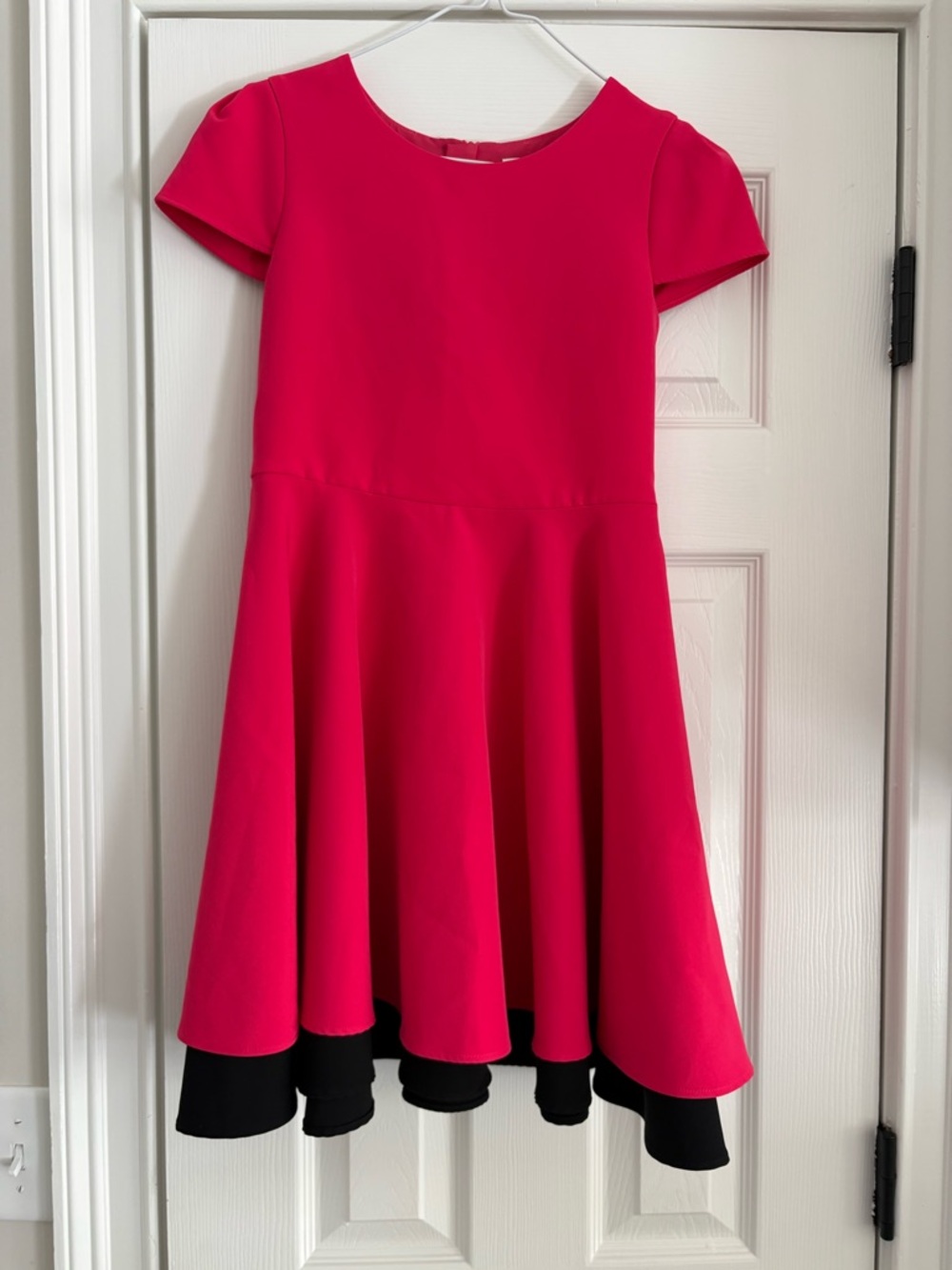 Molly Minis Girls Bright Pink Fit-and-Flare Dress Size 14 EUC